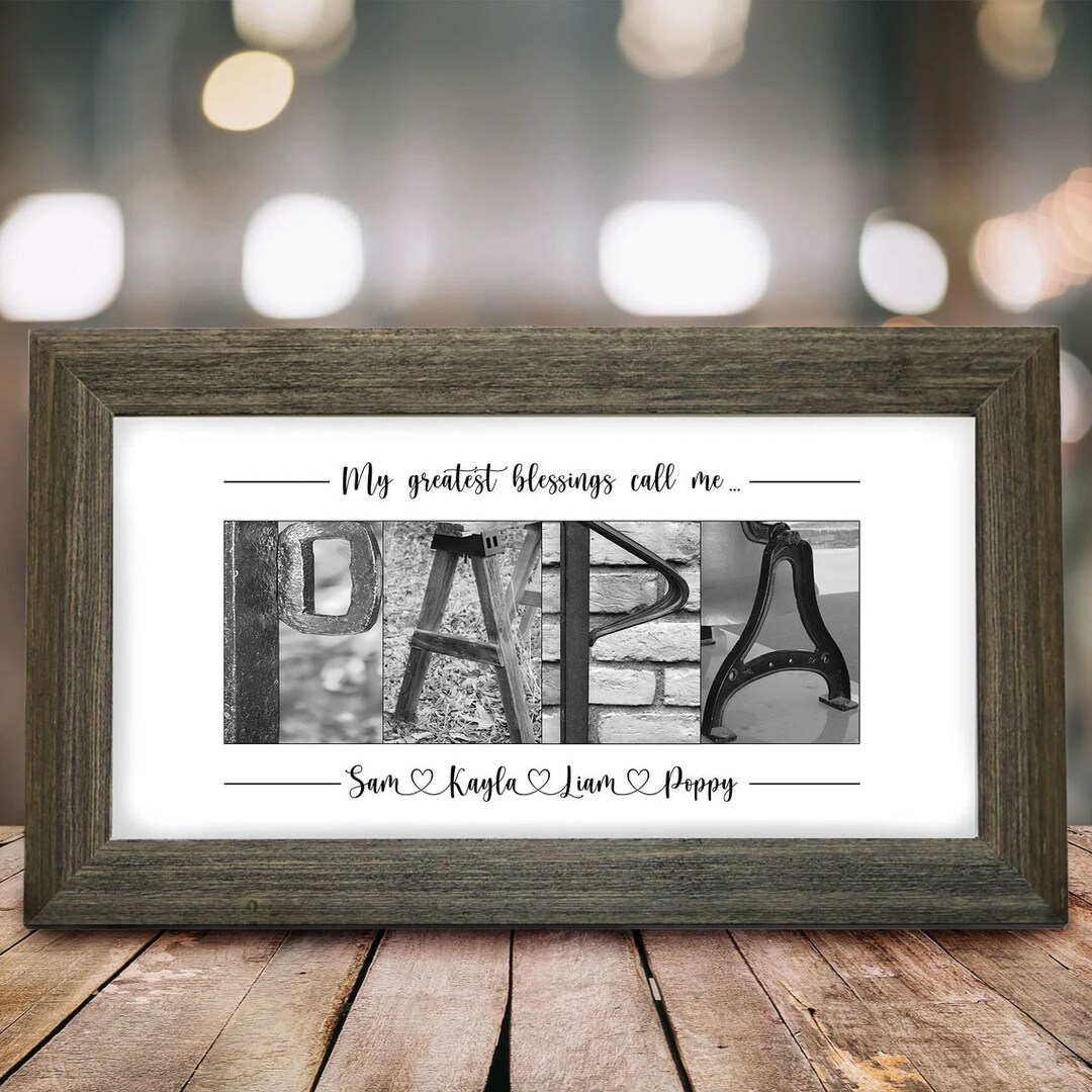 Picture Frame Amazon Daddy Gifts Personalized Christmas Gifts For